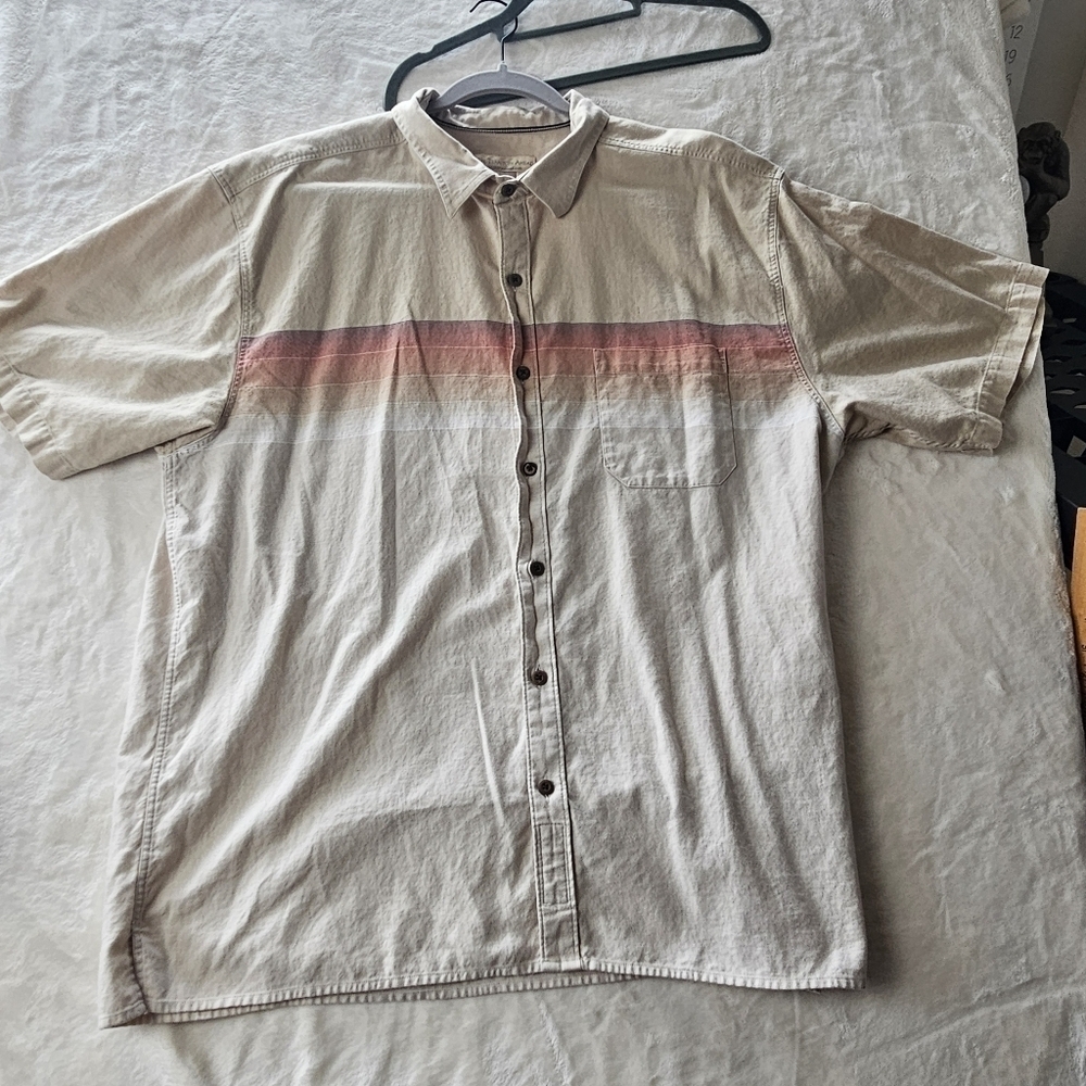 Territory Ahead XXL Polo Shirt Striped Outdoor Western Southwest Men’s